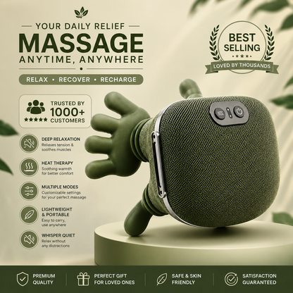 RelaxaPro™ –  Hands-Free Neck, Shoulder & Leg Massager